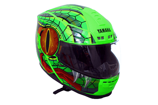  Ymb_green Yamaha YMB Full Face Helmet