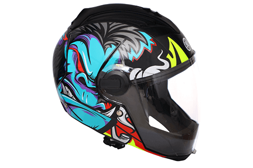  Ymt_neon Yamaha YMT Full Face Helmet