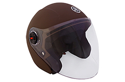  Yr6/MATT-DARK-BROWN-thumb  Yamaha YR6 Half Face Helmet