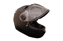  Yrb-black Yamaha YRB Full Face Helmet
