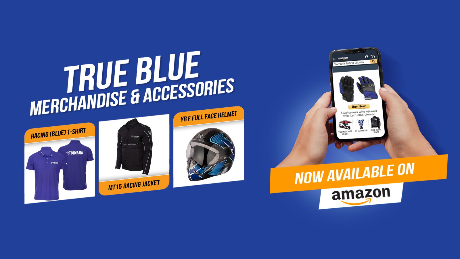 Yamaha Apparels and Accessories are now available on Amazon.in
