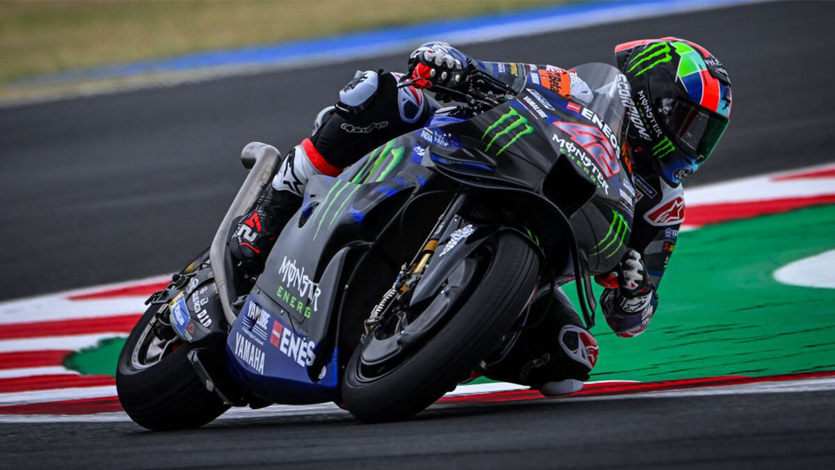 Quartararo Puts In Brave Ride To 7th Place In San Marino Race