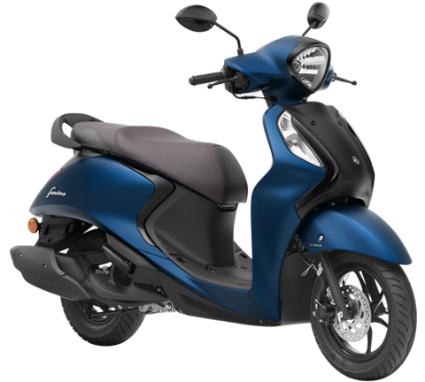Fascino 125 FI with Dark Matt Blue Disc